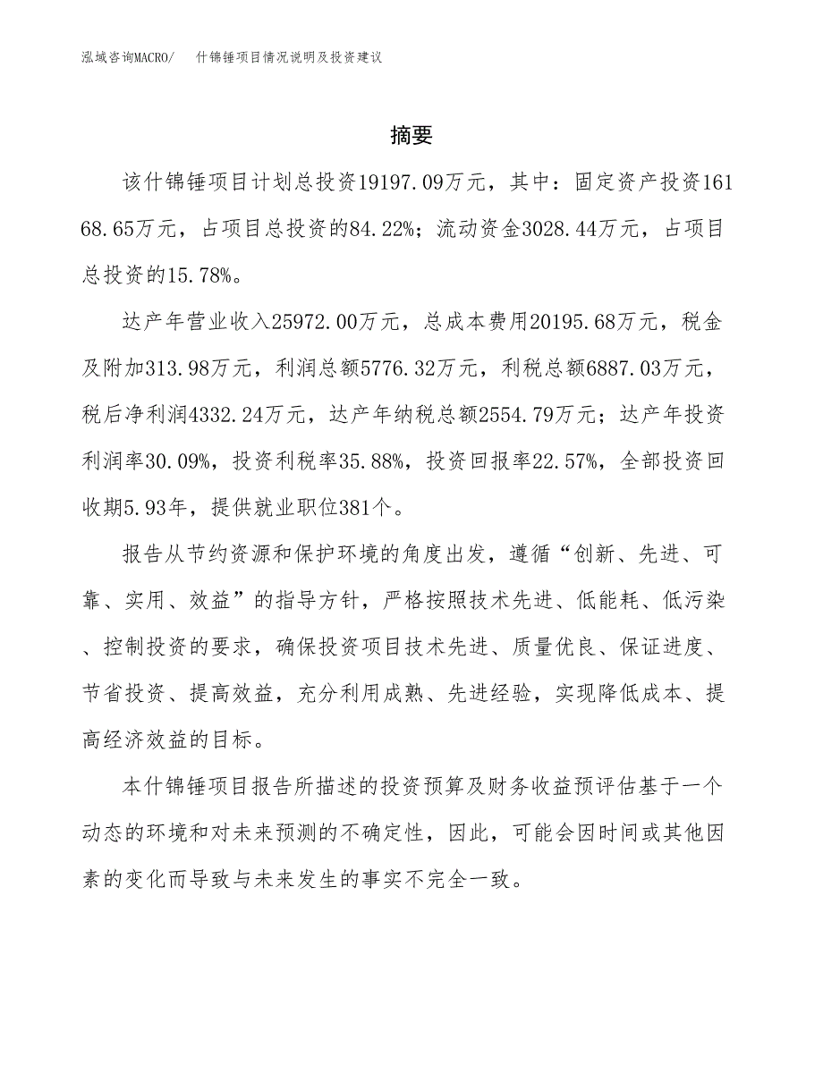 什锦锤项目情况说明及投资建议.docx_第2页