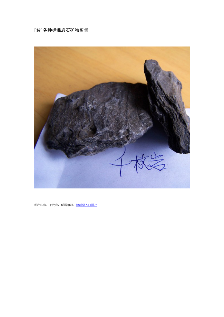 （冶金行业）各种标准岩石矿物高清图集P_第1页