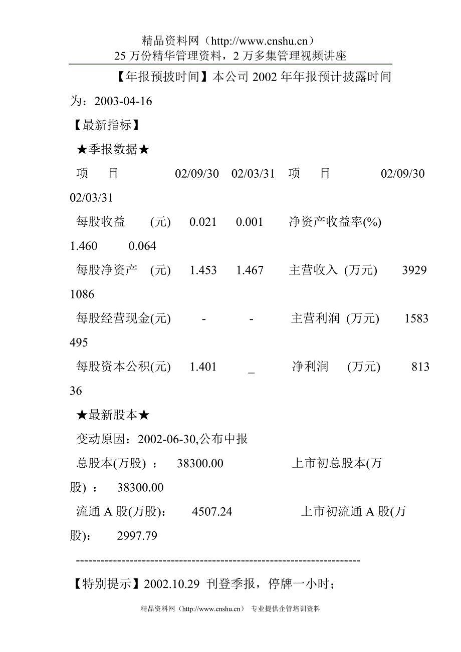 （财务管理报告）宝石A财务分析报告_第1页