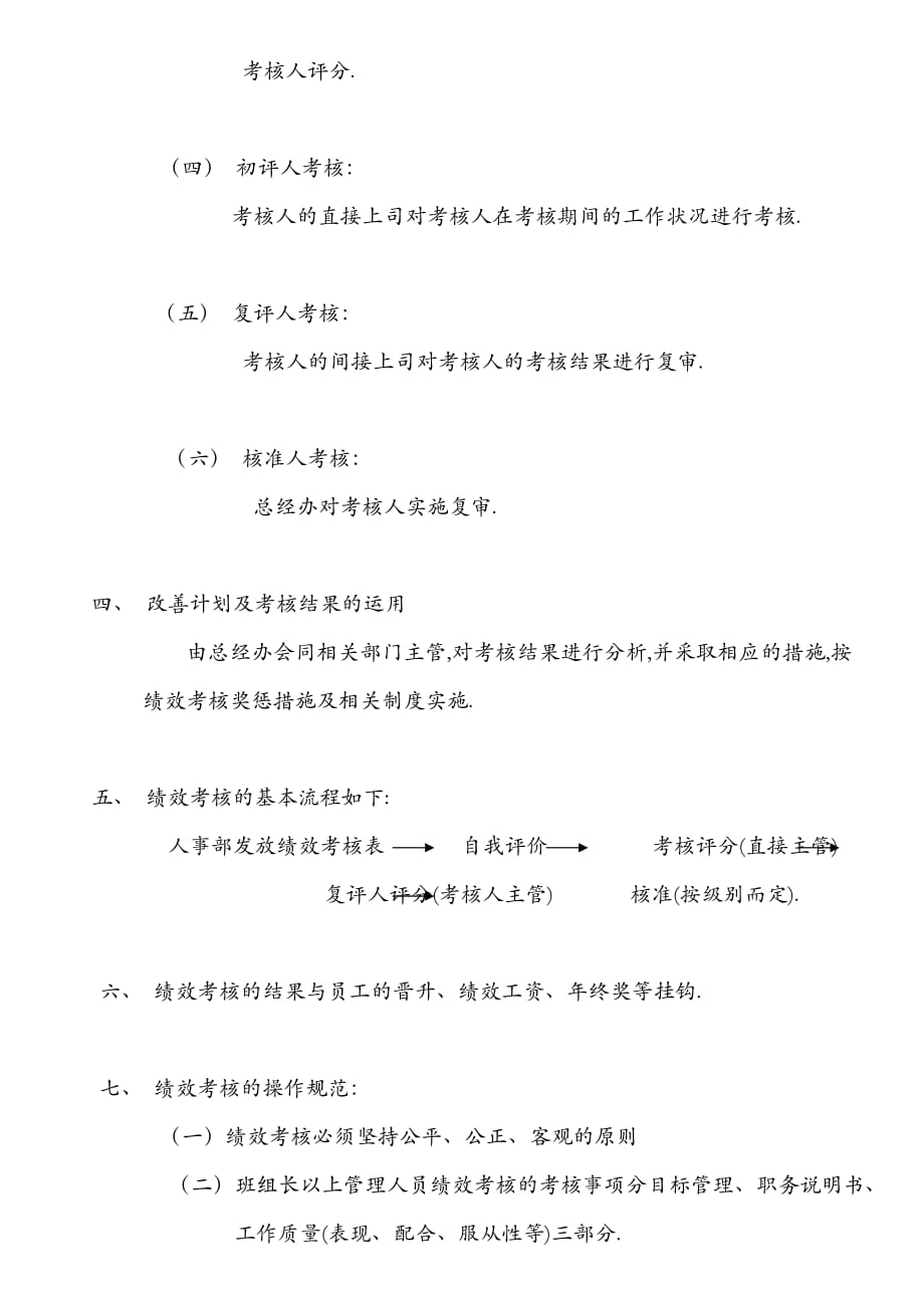 （管理制度）绩效考核考核管理制度_第2页