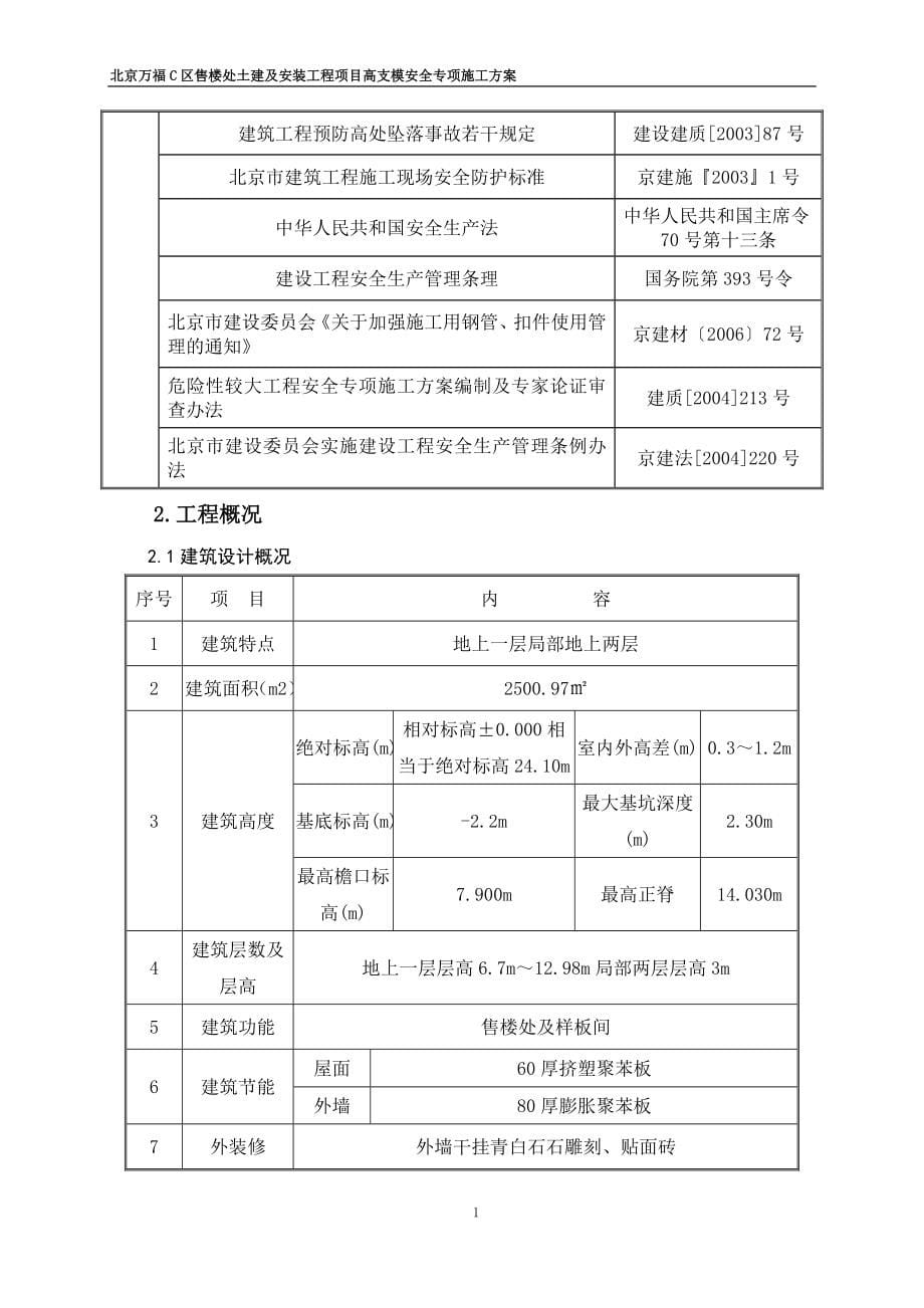 （建筑工程管理）北京万福C区售楼处土建及安装工程高大支撑架专项_第5页