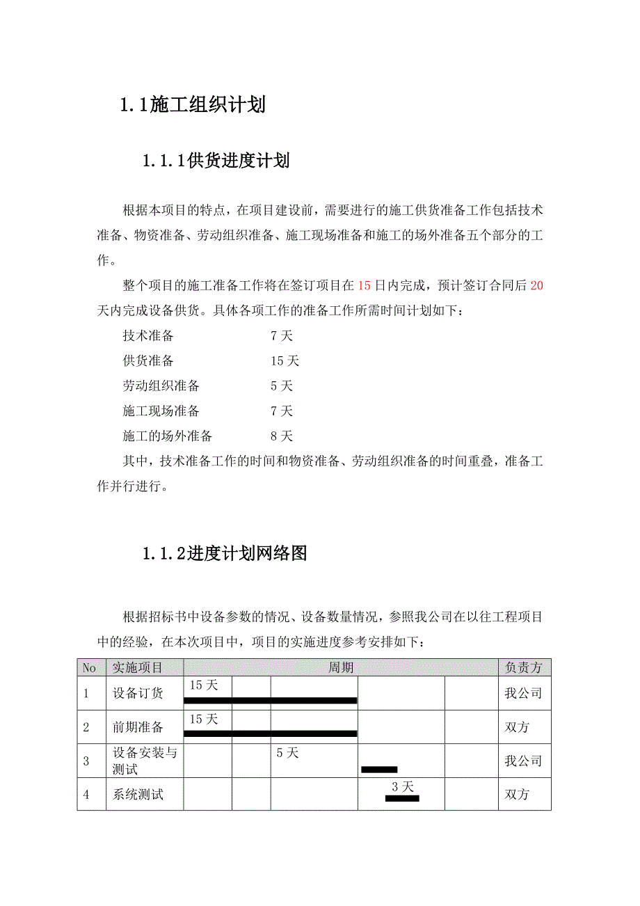 （项目管理）项目实施方案_第1页