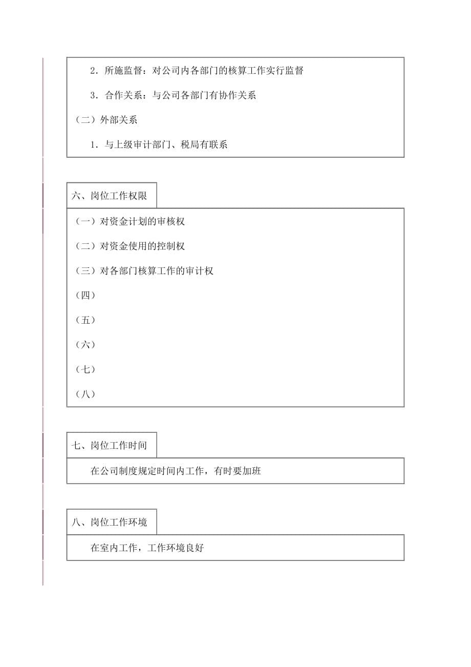 （岗位职责）公司审计的工作职责_第5页