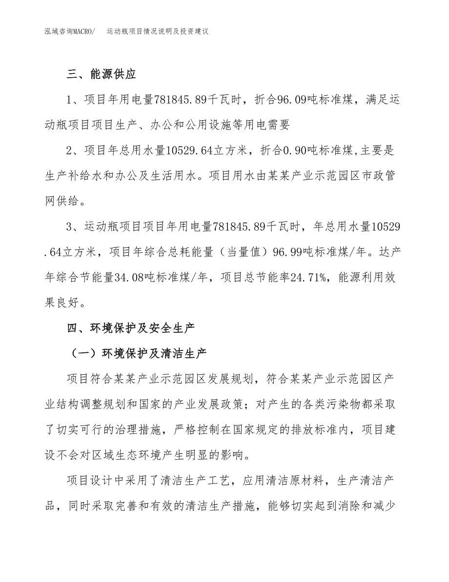 运动瓶项目情况说明及投资建议.docx_第5页