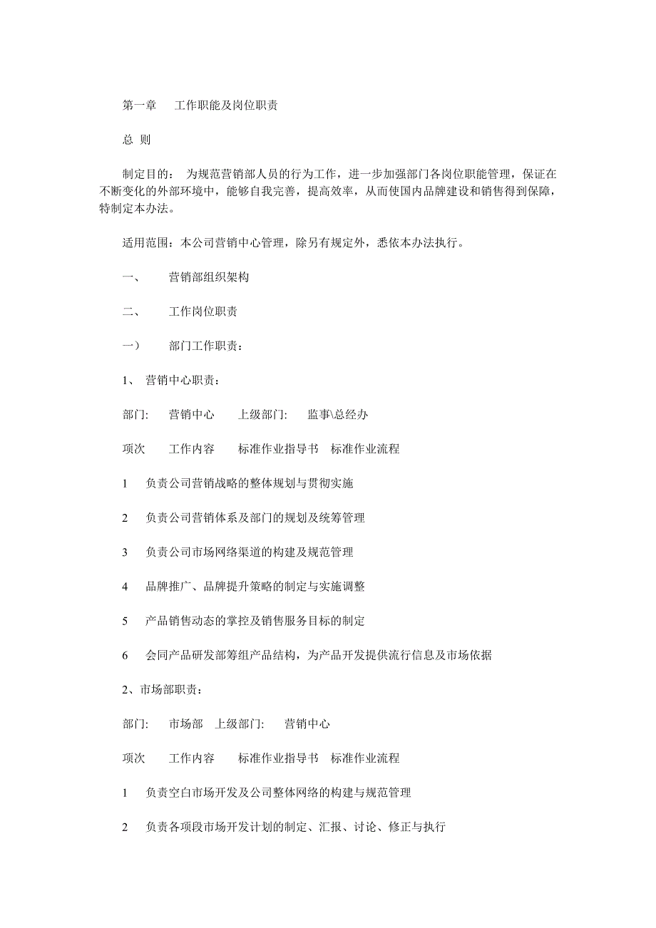 （工作规范）营销人员工作手册()_第1页