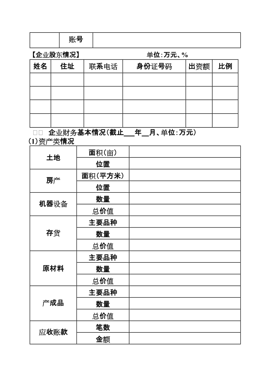 （客户管理）调查表法人客户_第3页