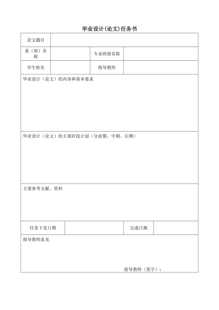 （公文写作）武汉某学院毕业设计论文格式规范()_第3页