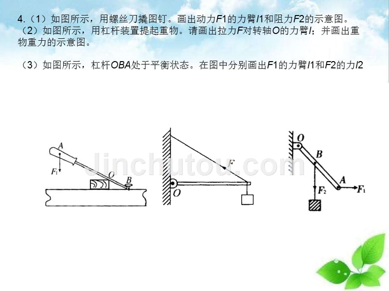 九年级物理上册简单机械作图专训人教_第5页