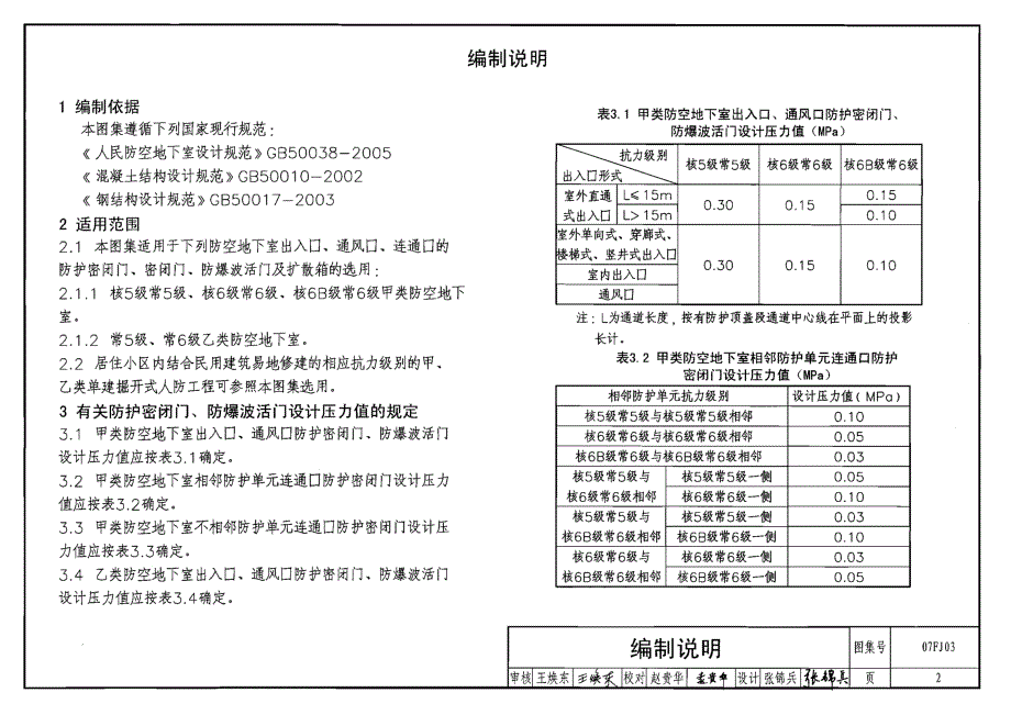 【建筑专业】07FJ03 防空地下室防护设备选用4 06_第2页