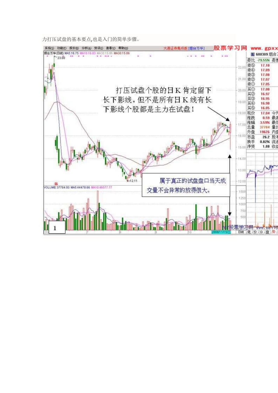 （金融保险）【经济金融】拉升前打压试盘看盘绝招图解教程_第3页