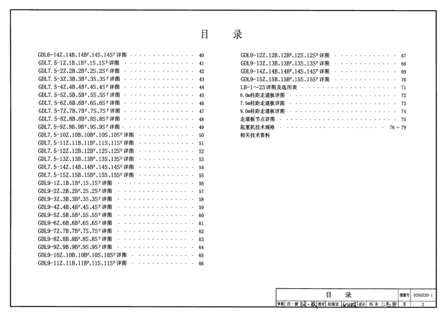 【结构专业】03SG520-1 实腹式钢吊车梁-中轻级工作制 A1~A5 Q235 跨度6m,7.5m, 9m_第2页