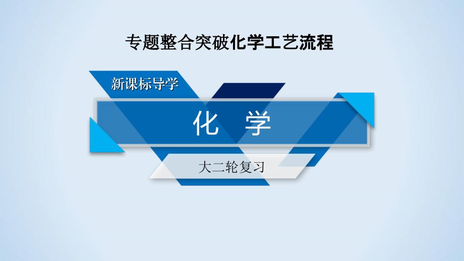 2020年高考复习专题《整合突破化学工艺流程》_第1页