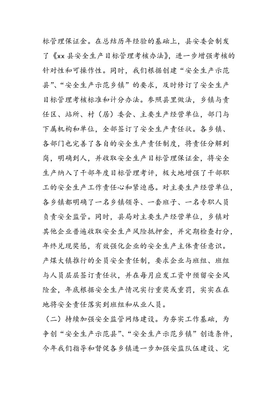 2019年县安监局终工作总结_第2页