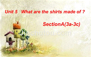 Unit5_1_What_are_the_shirts_made_of_SectionA(3a_3c)