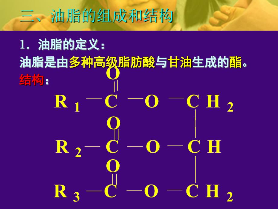 精品课件选修1《化学与生活》第一章第二节重要的体内能源___油脂3_第3页