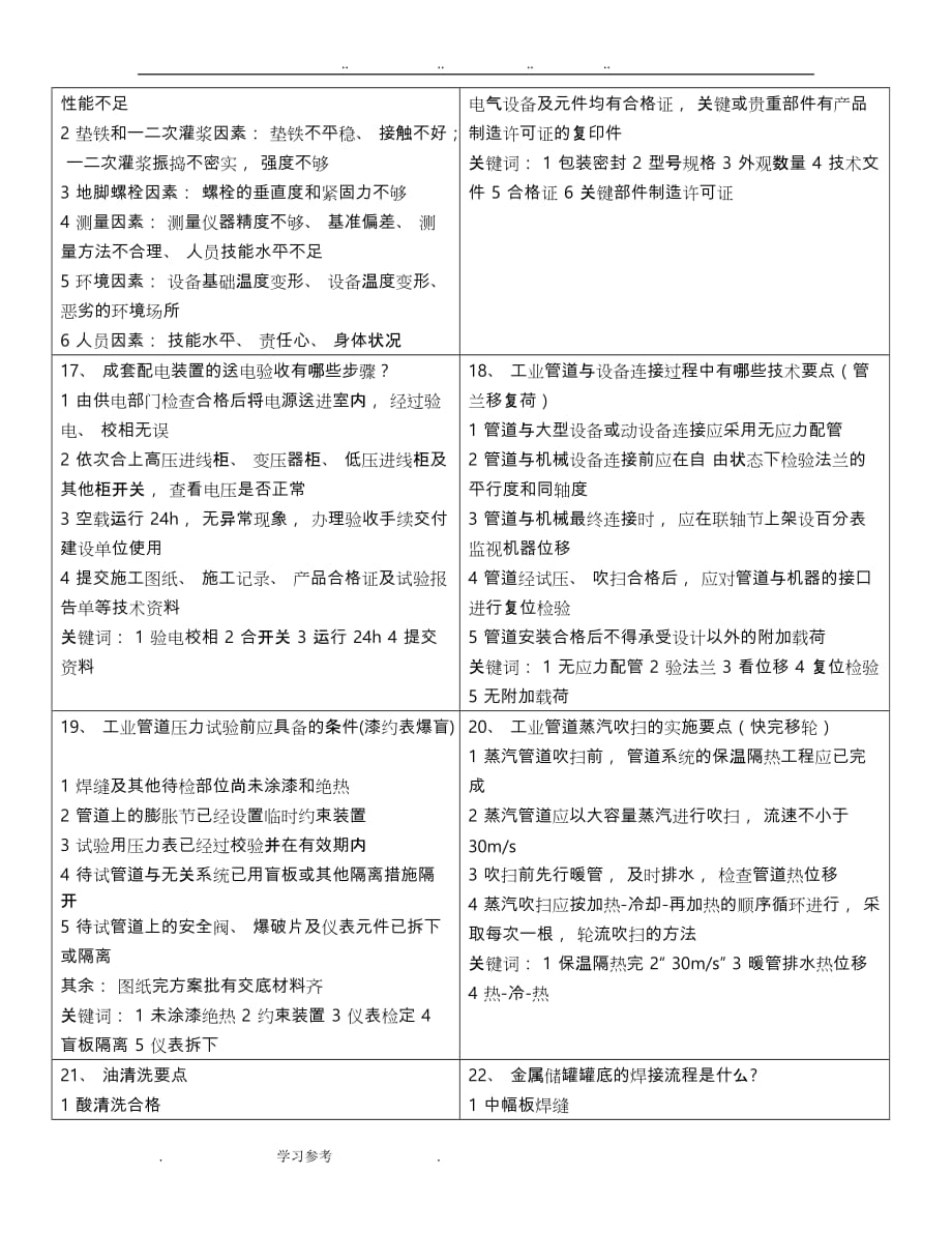 2018年一级建造师_机电实务_重点知识点整理_第3页