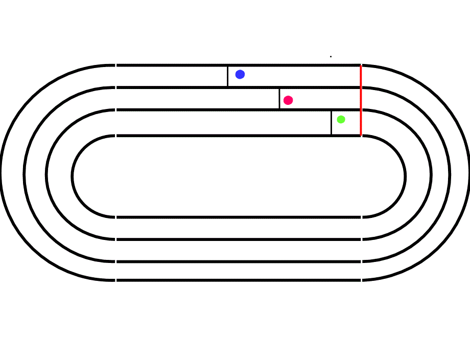 小学人版六年级（上册）数学确定起跑线_第4页