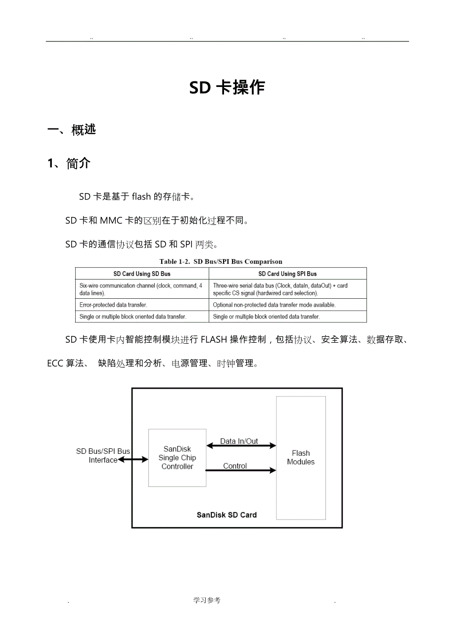 SD卡_中文学习笔记_基于STM32_第1页