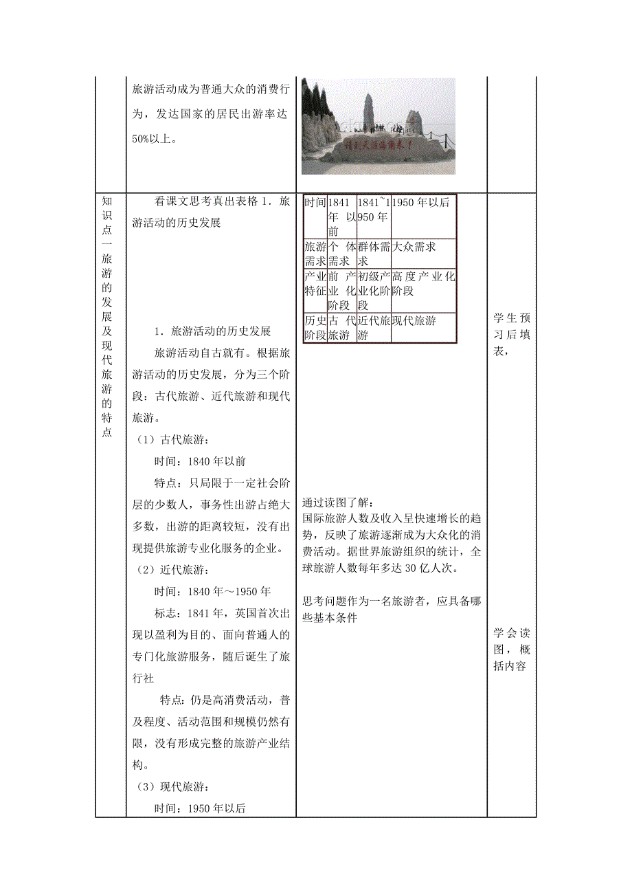 地理人教版选修3教案：1.1现代旅游 Word版含解析.doc_第2页