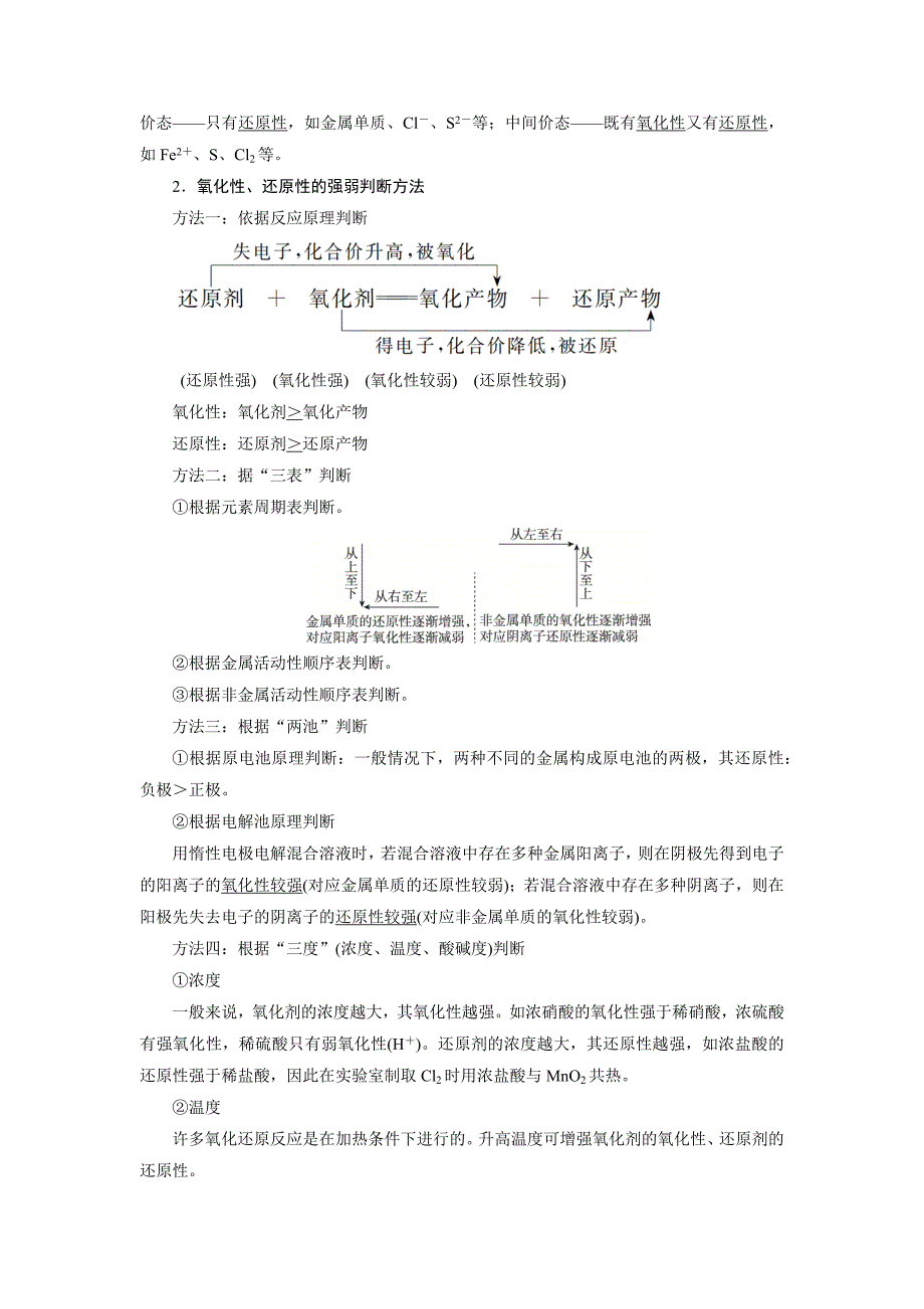 化学浙江学考大一轮考点精讲复习讲义：考点4氧化还原反应基本规律及其应用 Word含解析.docx_第3页