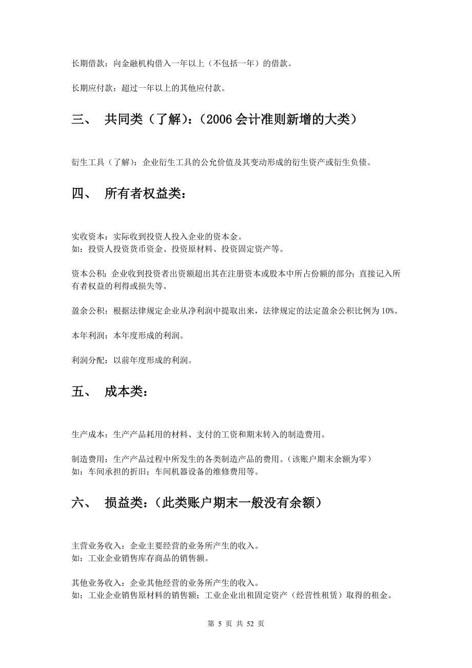 （财务会计）上海市会计从业资格考试_第5页