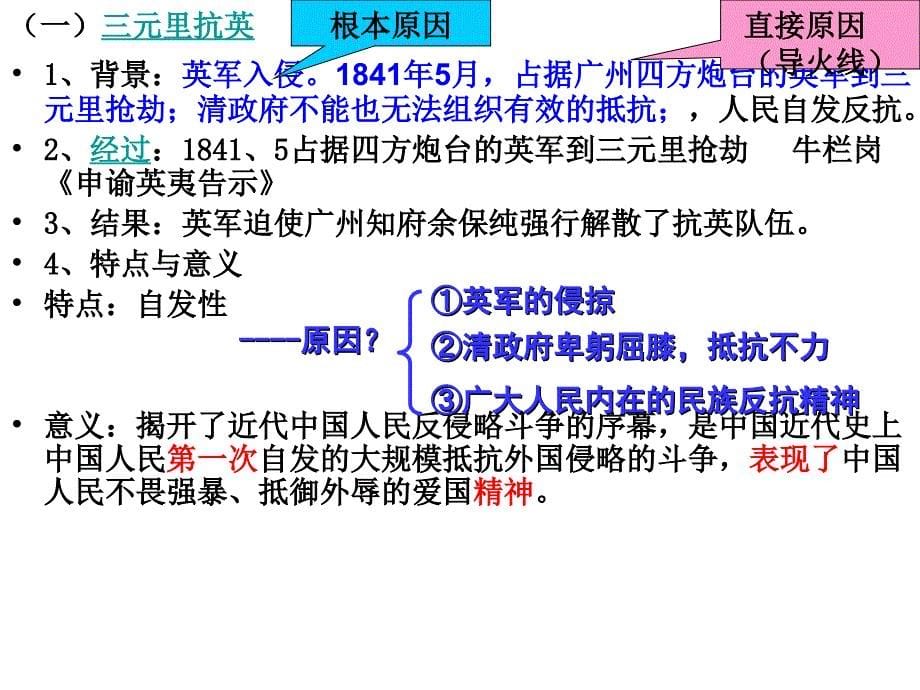 高中历史必修一专题2中国军民维护国家主权的斗争(人民版)_第5页