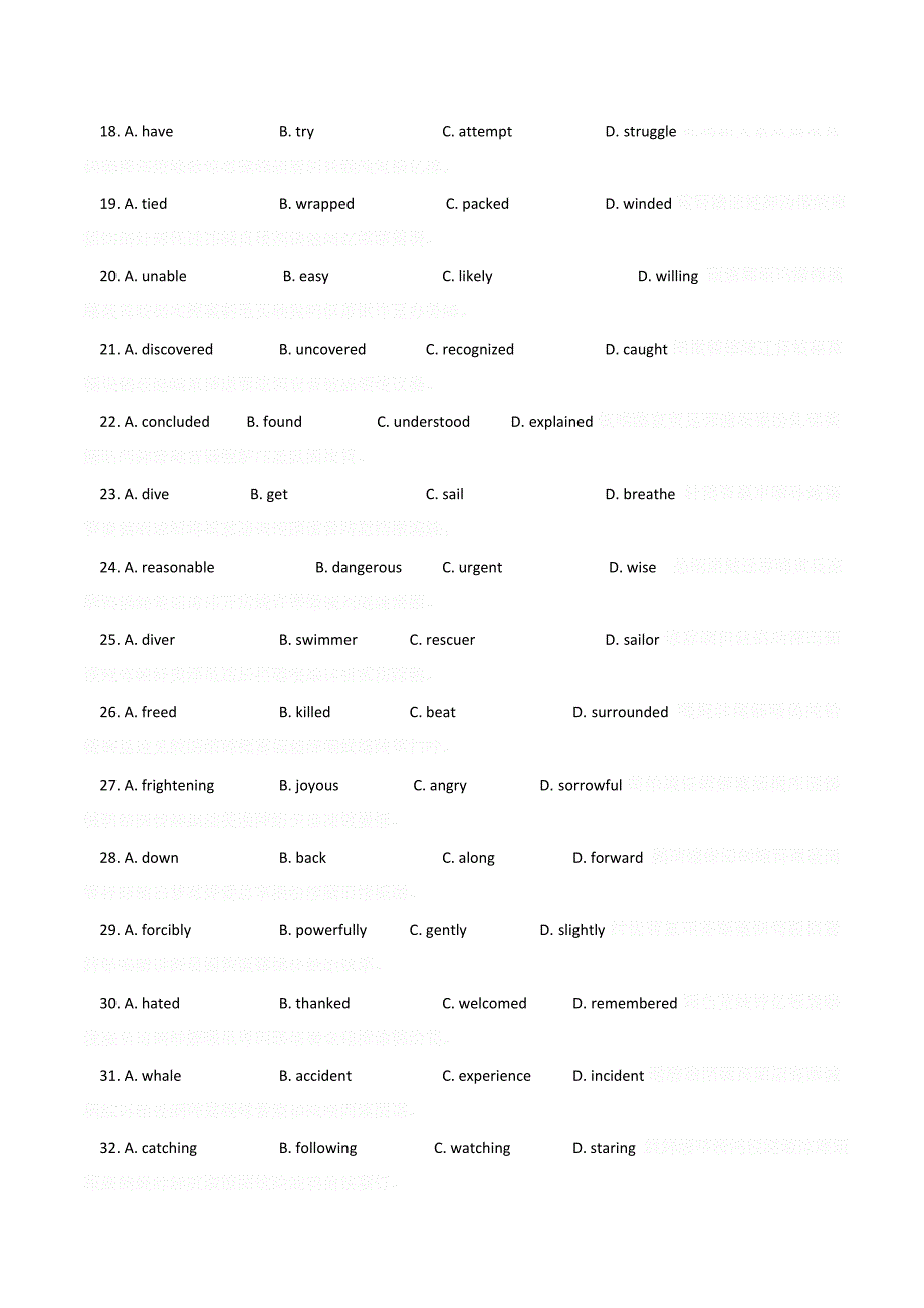 辽宁省外研版高一英语必修四：Module 6 模块检测题 .doc_第4页