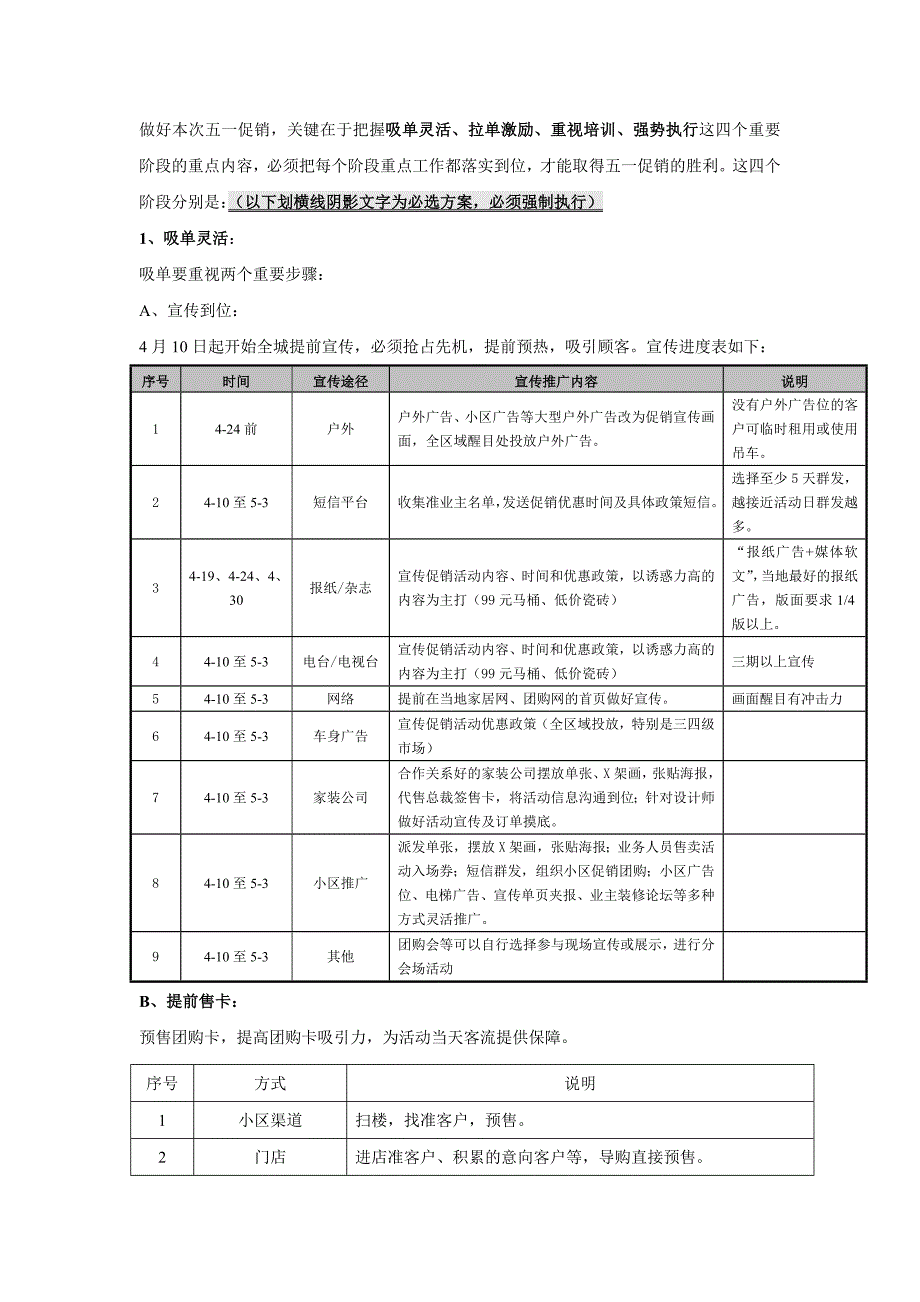 （促销管理）马可波罗文化陶瓷五一节商场促销案_第4页