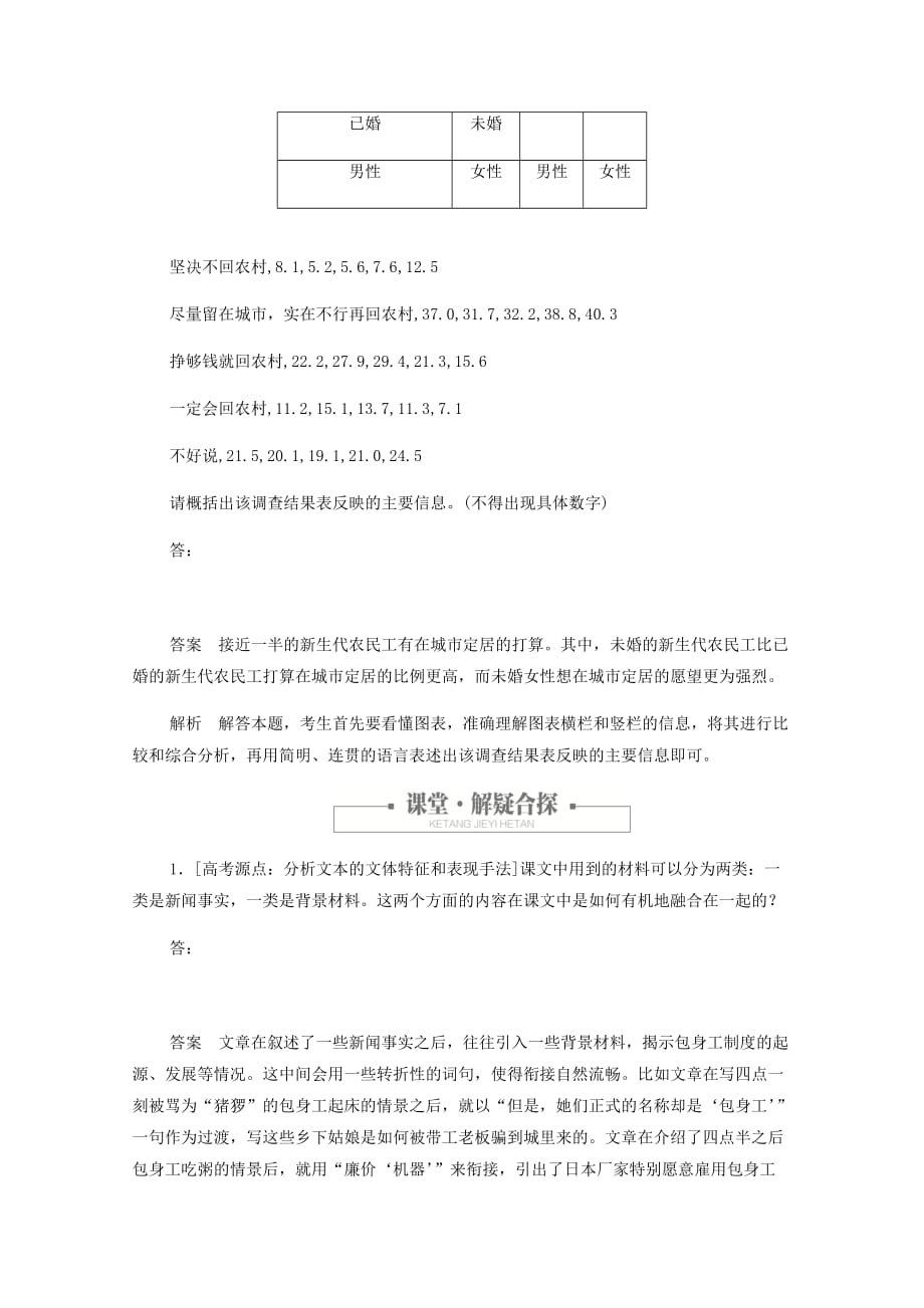 2019_2020学年高中语文4.11.2包身工作业与测评含解析新人教版必修_第2页