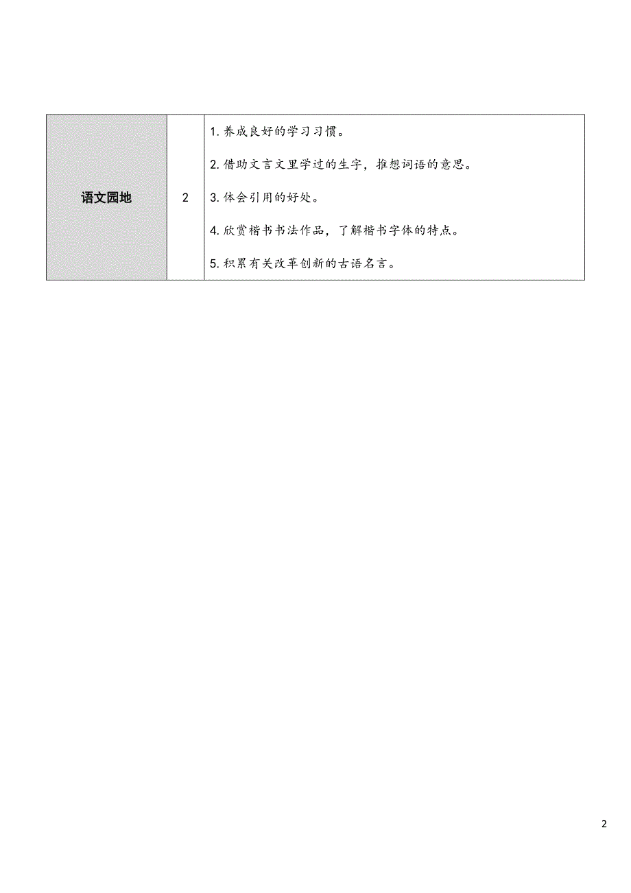 部编人教版六年级语文下册第五单元教案及教学反思（44页）_第2页