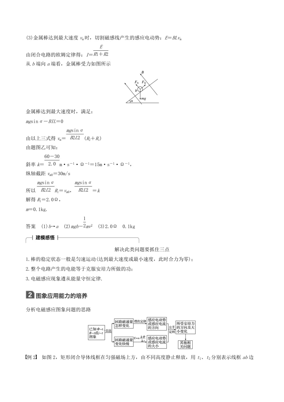 （江苏专用）高考物理新增分大一轮复习第九章电磁感应本章学科素养提升讲义（含解析）.doc_第2页