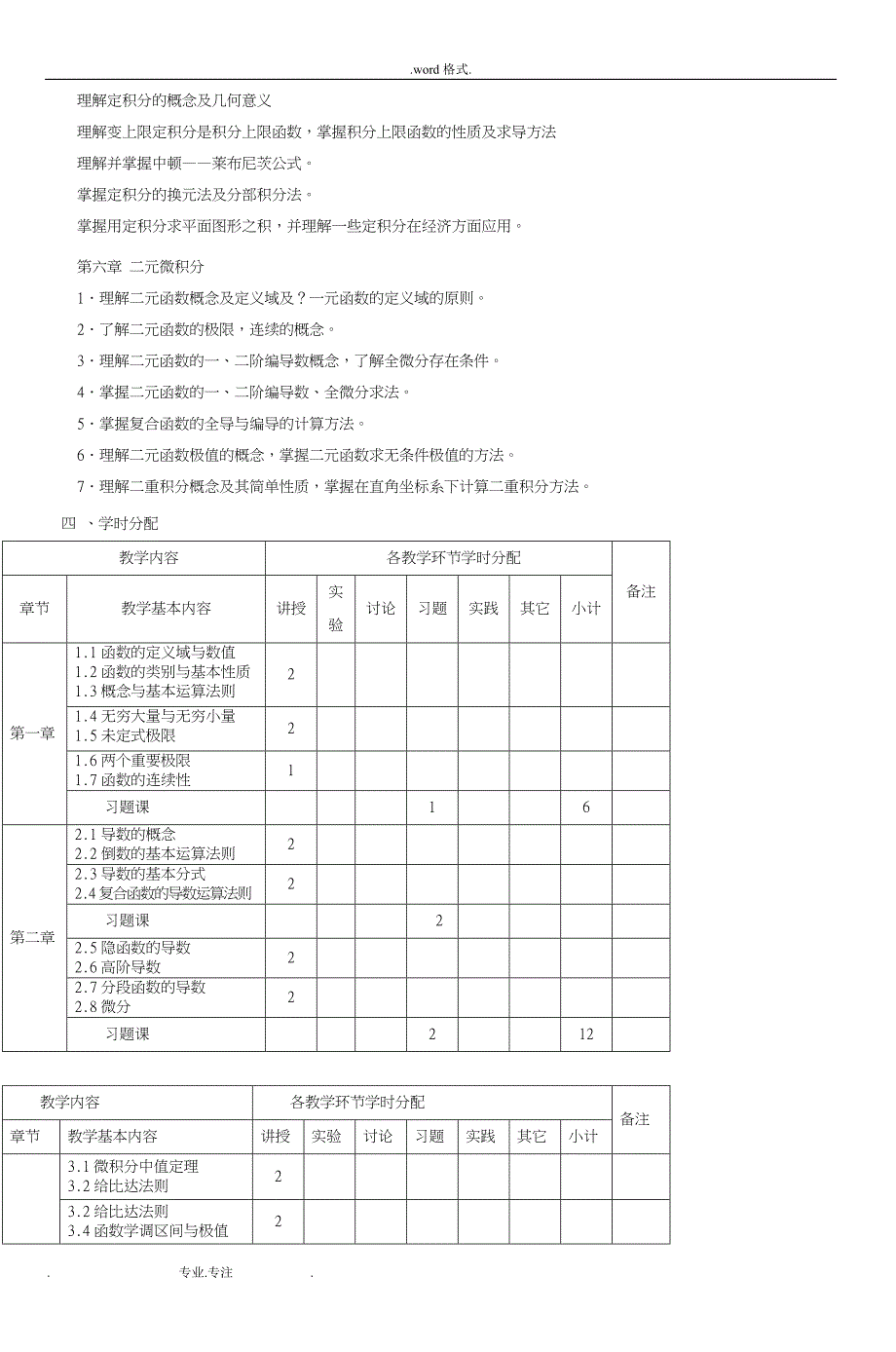 公共课教学部教学大纲_(2)_第4页