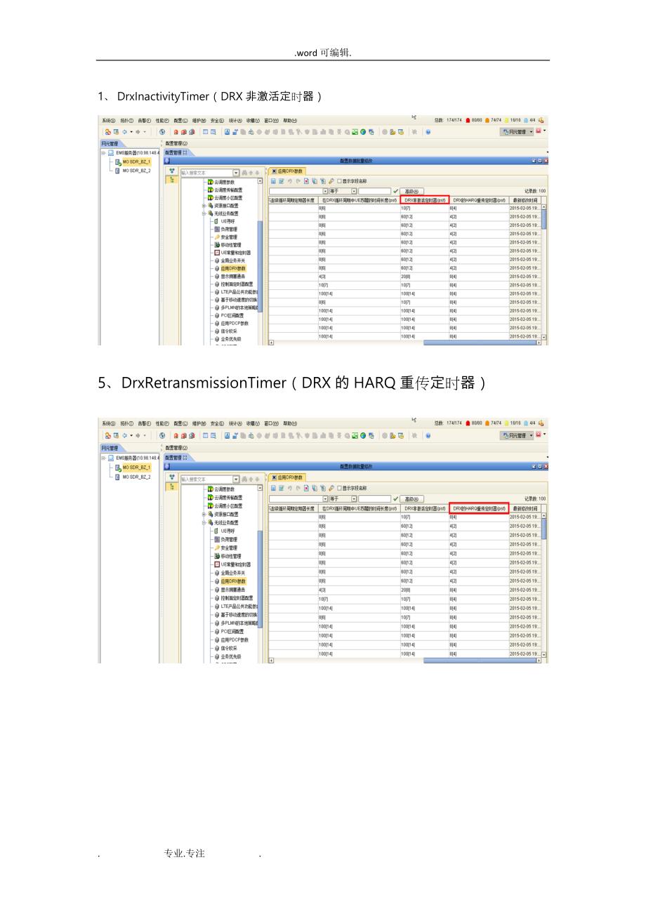 LTE中兴40个参数网管截图_第4页