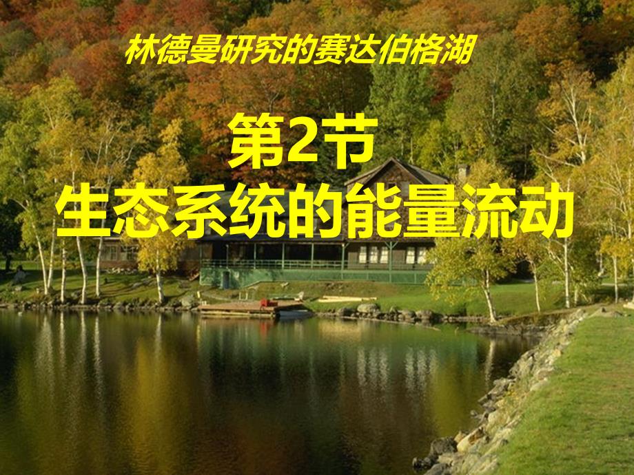 人教高中生物必修三5.2 生态系统的能量流动 课件.ppt_第1页