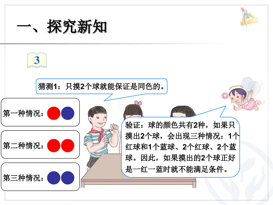 人教版六年级下册数学《鸽巢问题》例3 教学PPT课件_第3页