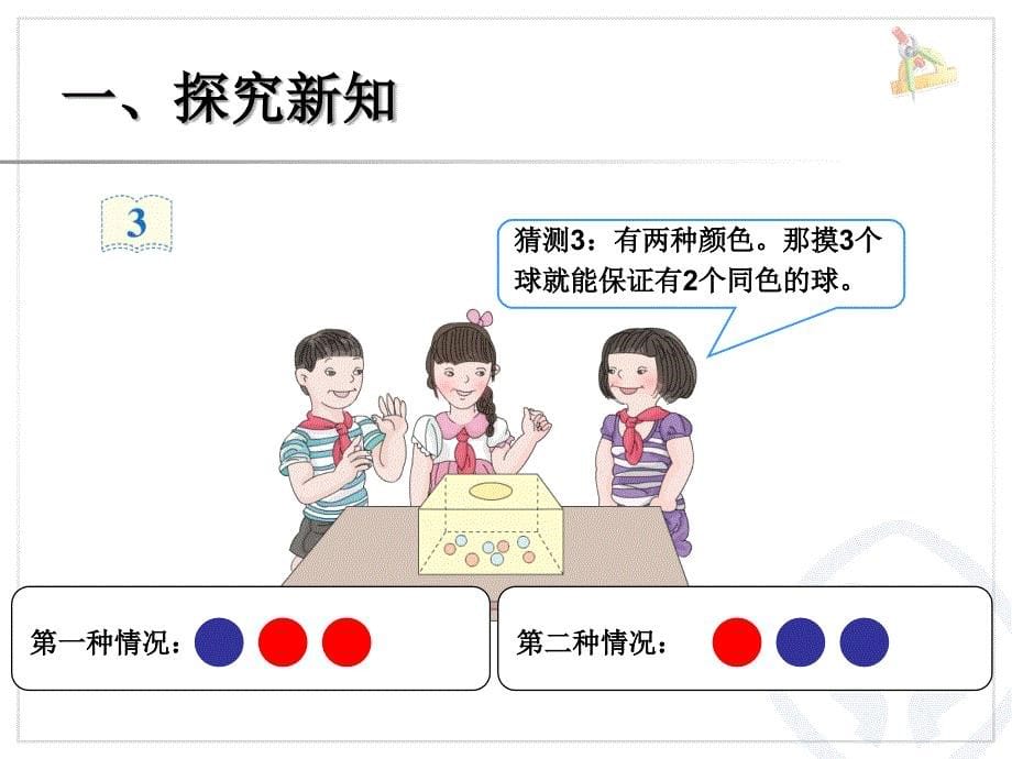 人教版六年级下册数学《鸽巢问题》例3 教学PPT课件_第5页