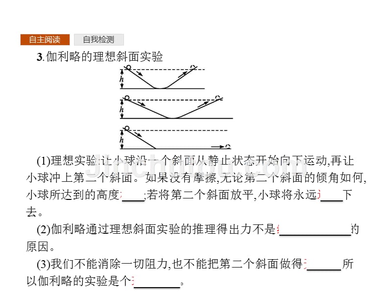 人教物理必修一同步课件：第四章 牛顿运动定律4.1 .pptx_第4页