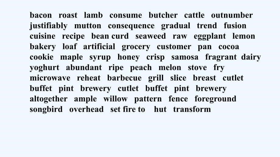 外研高二英语选修八课件：Module 3 Foreign Food Introduction .ppt_第5页