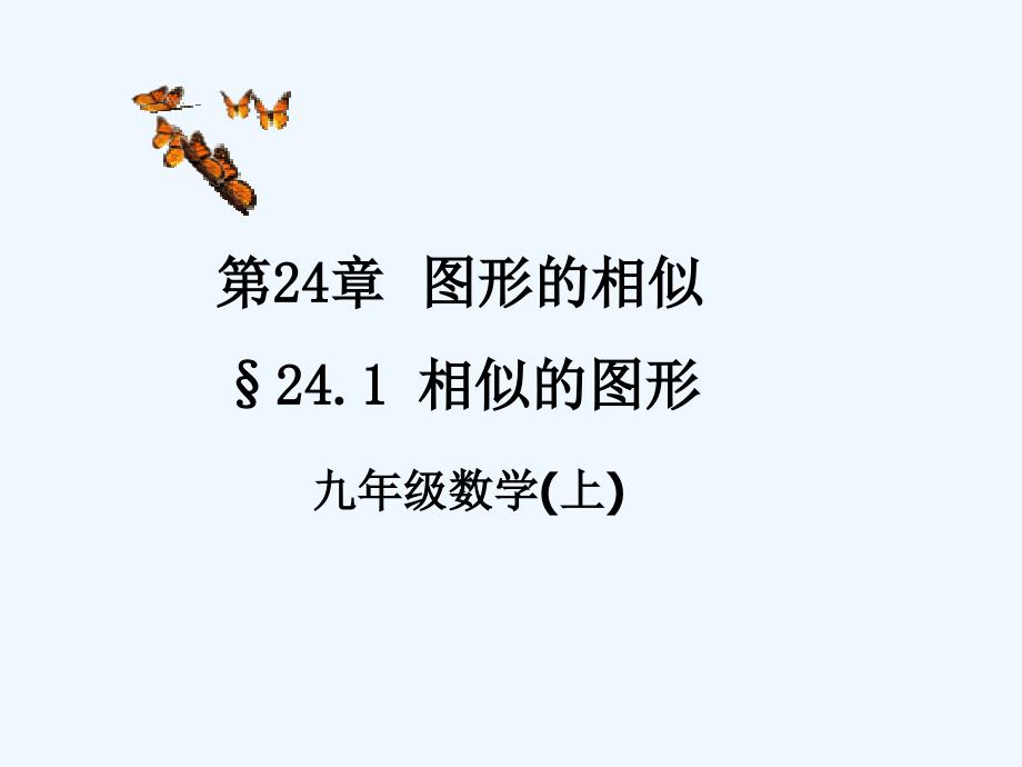 华师大版九上24.1《相似的图形》ppt课件2.ppt_第1页