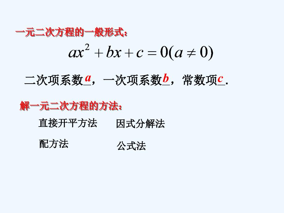 上海教育版八上17.3《一元二次方程根的判别式》ppt课件.ppt_第2页