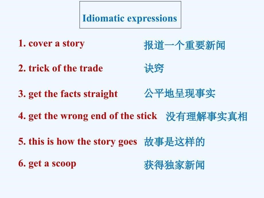 高中英语人教（通用）必修五同课异构教学课件：Unit 4 Period Two Learning about Language .ppt_第5页