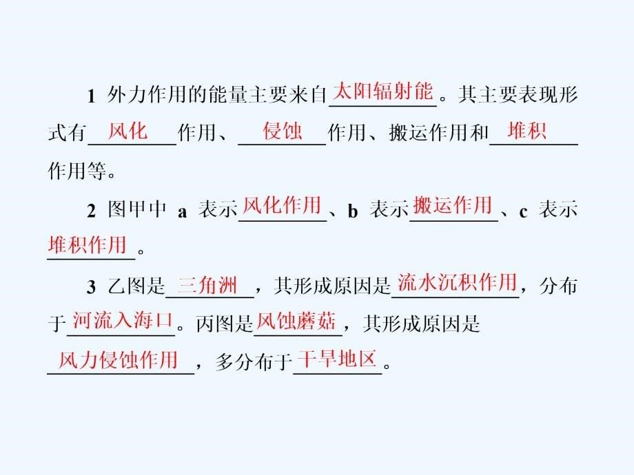 高三一轮地理复习课件：12讲外力作用与地表形态的塑造 .ppt_第5页