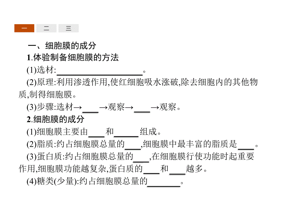 高中生物人教必修一同步课件：3.1细胞膜——系统的边界 .pptx_第3页