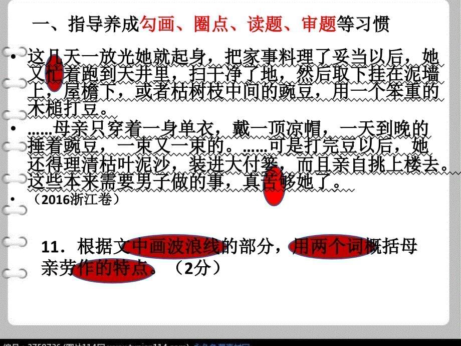 浙江省高考语文复习课件：文学类文本答题过程细化指导.pptx_第5页