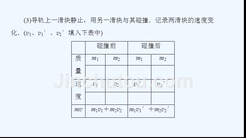 物理（沪科）新课堂同步选修3-5课件：第1章 1.2探究动量守恒定律 .ppt_第4页