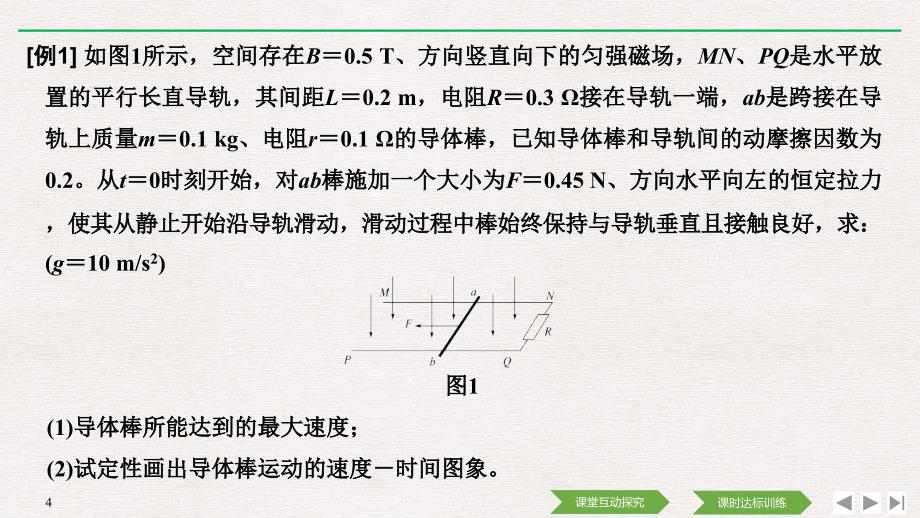 物理新设计同步人教选修3-2课件：第四章 电磁感应 习题课二 .pptx_第4页