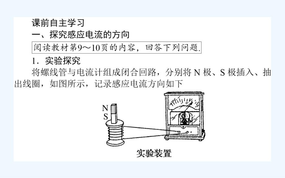 物理新导学同步选修3-2（人教）课件：4.3楞次定律 .ppt_第3页