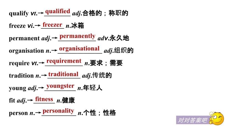 英语新导学同步外研必修五通用课件：Module 2 Vocabulary Breakthrough .pptx_第5页