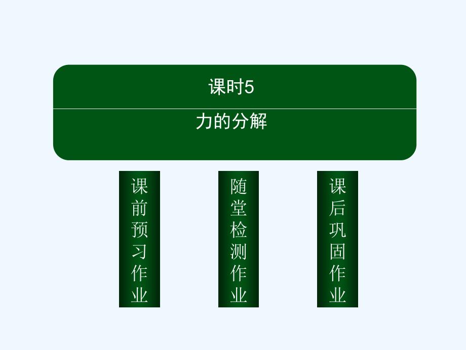 高一上学期人教物理必修一课件：第三章相互作用3-5 .ppt_第2页