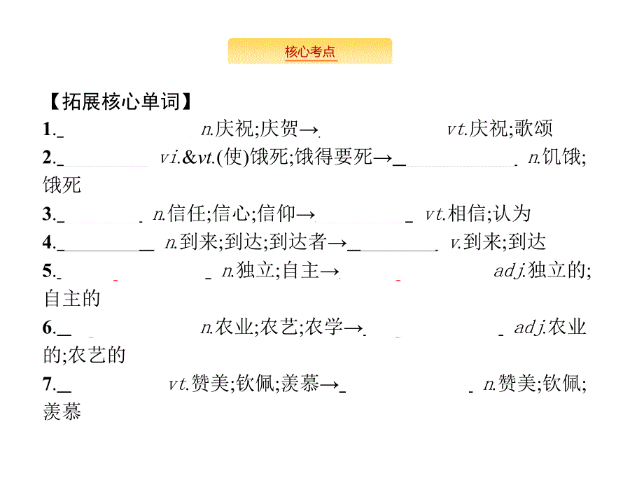 高考英语人教全国通用一轮复习课件：必修3 Unit 1　Festivals around the world .pptx_第4页